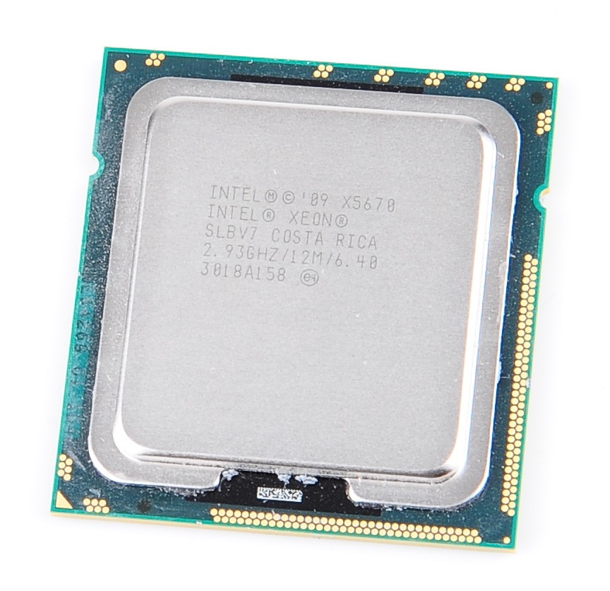 Intel Xeon X5670 SLBV7 Six Core CPU 6x 2.93 GHz, 12 MB Cache, 6.40 GT/s ...